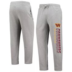 Мужские серые спортивные штаны для бега Washington Commanders Option Starter