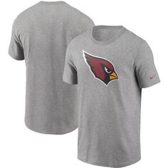 Мужская серая футболка с логотипом Arizona Cardinals Primary Nike