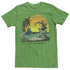Мужская пляжная футболка «Питер Пэн Привет из Неверленда» Disney