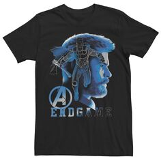 Мужская футболка с силуэтом Тора «Мстители: Финал» и плакатом Marvel