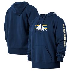 Мужской темно-синий пуловер с капюшоном Denver Nuggets 2021/22 City Edition Big &amp; Tall New Era