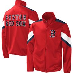 Мужская спортивная куртка Carl Banks Red Boston Red Sox Earned Run с молнией во всю длину G-III