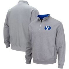 Мужская серая куртка с логотипом на молнии BYU Cougars Tortugas Team с логотипом BYU Cougars Colosseum