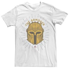 Мужская футболка с рисунком The Mandalorian The Armorer Star Wars
