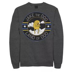 Мужской пуловер с рисунком Cartoon Network Adventure Time Jake The Dog Land Of Ooo Licensed Character