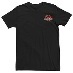 Мужская футболка с карманом и логотипом «Парк Юрского периода» Licensed Character