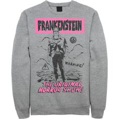 Мужской универсальный свитшот с плакатом Monsters Old Franky Licensed Character