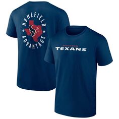 Мужская двусторонняя футболка Profile Houston Texans Big &amp; Tall темно-синяя