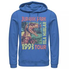 Мужской пуловер с капюшоном и плакатом к Парку Юрского периода Isla Nublar 1993 года Licensed Character