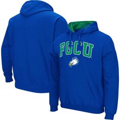 Мужской синий пуловер с капюшоном Florida Gulf Coast Eagles Arch &amp; Logo Colosseum