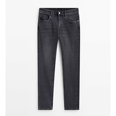 Мужские джинсы Massimo Dutti Tapered fit selvedge, серый