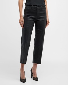 Укороченные широкие джинсы Wanda с высокой посадкой L&apos;Agence L'agence