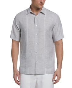 Мужская рубашка из гуаяберы на пуговицах с вышивкой крестиком Cubavera