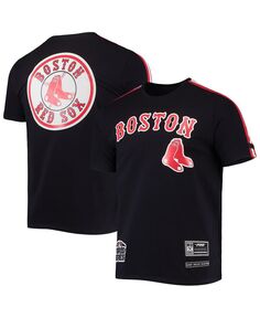 Мужская темно-синяя красная футболка Boston Red Sox Taping Pro Standard