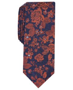 Мужской узкий галстук с цветочным принтом Sereno Bar III