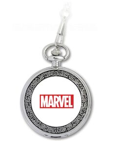 Мужские карманные часы из серебряного сплава Marvel Spider-Man ewatchfactory