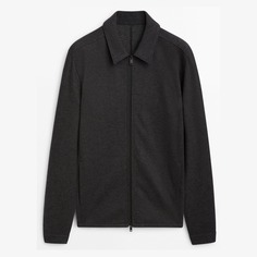 Куртка Massimo Dutti With Central Zip, антрацитово-серый