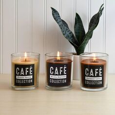 Ароматические свечи Café Collection, набор из 3 шт. Luma Base