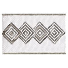 Linum Home Textiles Турецкий хлопок Noah Набор украшенных полотенец из 8 предметов, светло-серый