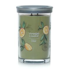 Yankee Candle Sage &amp; Citrus Signature стаканная свеча с 2 фитилями