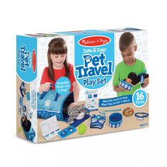 Сумка-тоут и игровой набор Melissa &amp; Doug для путешествий с домашними животными Melissa &amp; Doug