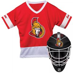 Вратарская маска и комплект джерси Youth Franklin Sports Ottawa Senators Franklin Sports