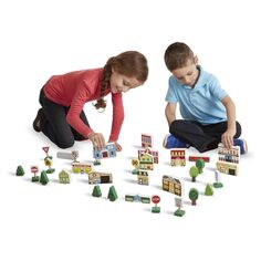 Игровой набор Melissa &amp; Doug Деревянный городок Melissa &amp; Doug