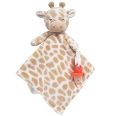 Плюшевое защитное одеяло Carter&apos;s Giraffe с зажимом для соски Carter&apos;s Carters