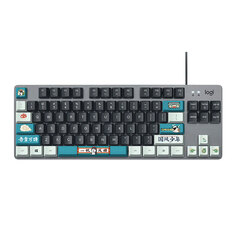 Игровая клавиатура Logitech K835, проводная, механическая, Blue Switch, National series, чёрный