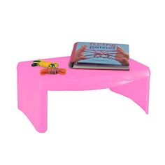HearthSong — портативный складной письменный стол с лотком для хранения вещей HearthSong, розовый