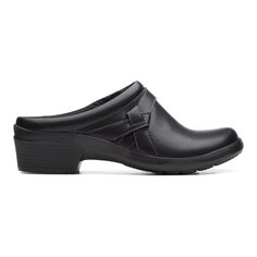 Женские кожаные сабо Clarks Angie Mist Clarks, черный