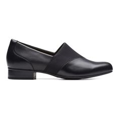 Женские кожаные слипоны Clarks Juliet Gem Clarks, черный