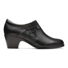 Женские кожаные туфли Clarks Emily2 Erin Clarks, черный