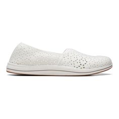 Женские слипоны Clarks Cloudsteppers Breeze Emily Clarks, светло-синий