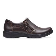 Женские кожаные туфли Clarks Carleigh Ray Clarks, коричневый