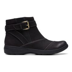 Женские ботинки Clarks Carleigh Dalia из нубука Clarks, серо-коричневый