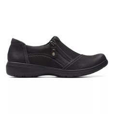 Женские повседневные туфли Clarks Carleigh Ray из нубука Clarks, темно-коричневый