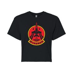 Лучший стрелок среди юниоров: укороченная футболка с рисунком Maverick Wingman Licensed Character, черный