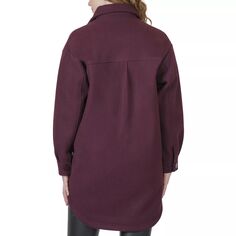Женская объемная куртка из искусственной шерсти для кофейни Coffee Shop, темно-красный