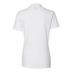 Женская рубашка-поло JERZEES из 100 % хлопка кольцевого прядения Piqu Floso