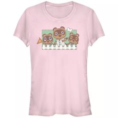 Облегающая футболка для юниоров Animal Crossing New Horizons Nook Family Portrait Licensed Character