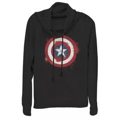 Пуловер с логотипом Капитана Америки для юниоров Marvel Avengers Endgame. Licensed Character, черный
