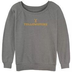 Пуловер с напуском из махровой ткани с логотипом Yellowstone C1 для юниоров Licensed Character