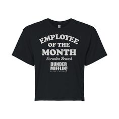 Укороченная футболка клуба «Офисный работник месяца» среди юниоров Licensed Character