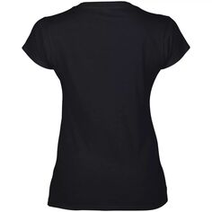 Gildan Ladies Soft Style футболка с короткими рукавами и v-образным вырезом Floso, белый