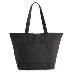Большая сумка-тоут с сетчатым карманом FLX FLX, черный