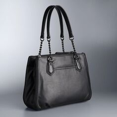 Сумка-сэтчел Simply Vera Vera Wang Bedford Simply Vera Vera Wang, черный