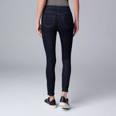 Женские джинсовые леггинсы Simply Vera Vera Wang со средней посадкой Simply Vera Vera Wang, черный