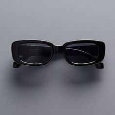 Женские маленькие пластиковые прямоугольные солнцезащитные очки Aquaria Simply Vera Vera Wang 52 мм Simply Vera Vera Wang, черный