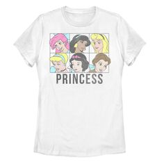 Прозрачная футболка с портретами Disney&apos;s Princess Group Shot для юниоров в упаковке Licensed Character